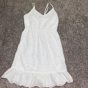 Japna white eyelet dress (Size:medium)
